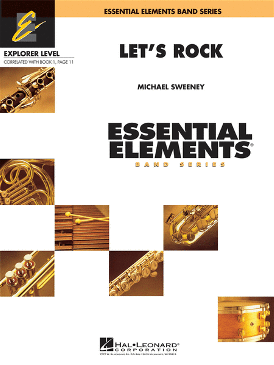 Let's Rock Concert Band scores gallery preview page 1