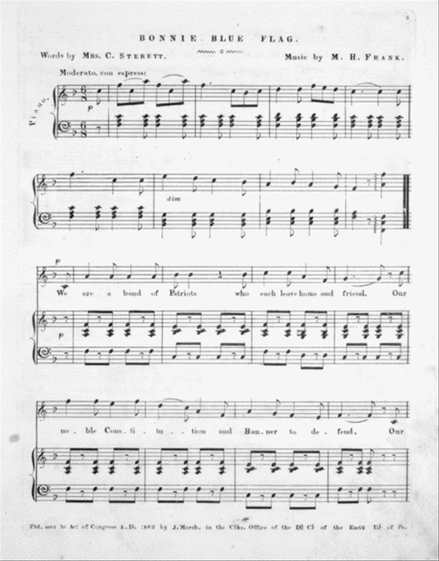 Reply to the Bonnie Blue Flag Voice scores gallery preview page 2