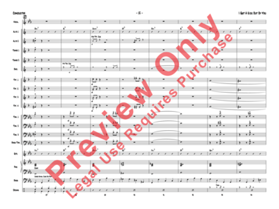 I Get a Kick Out of You Jazz Ensemble scores gallery preview page 33