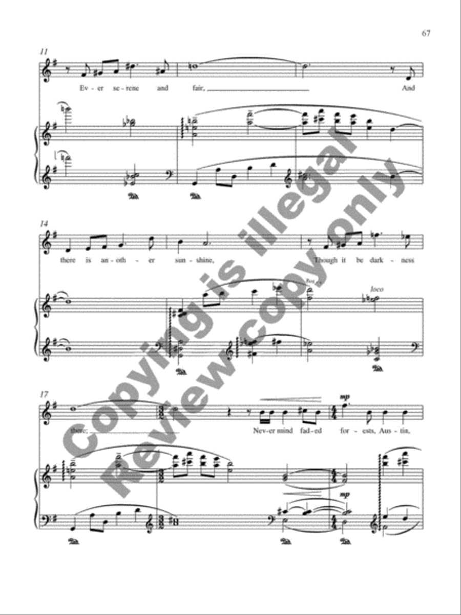 Collected Songs for Soprano and Piano Soprano Voice scores gallery preview page 38