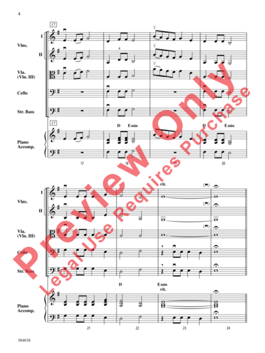 Two Modal Episodes String Orchestra scores gallery preview page 5