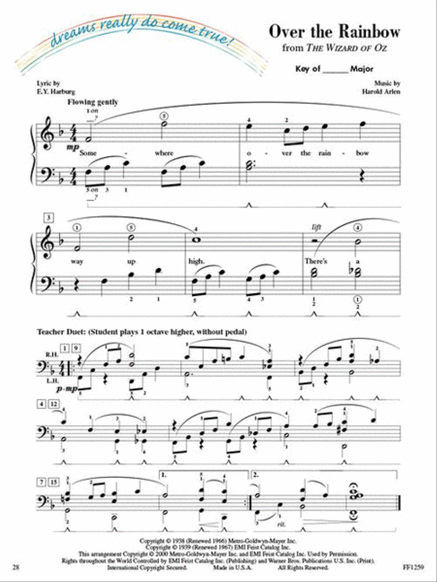 Level 2B – Popular Repertoire Book Piano Method scores gallery preview page 6