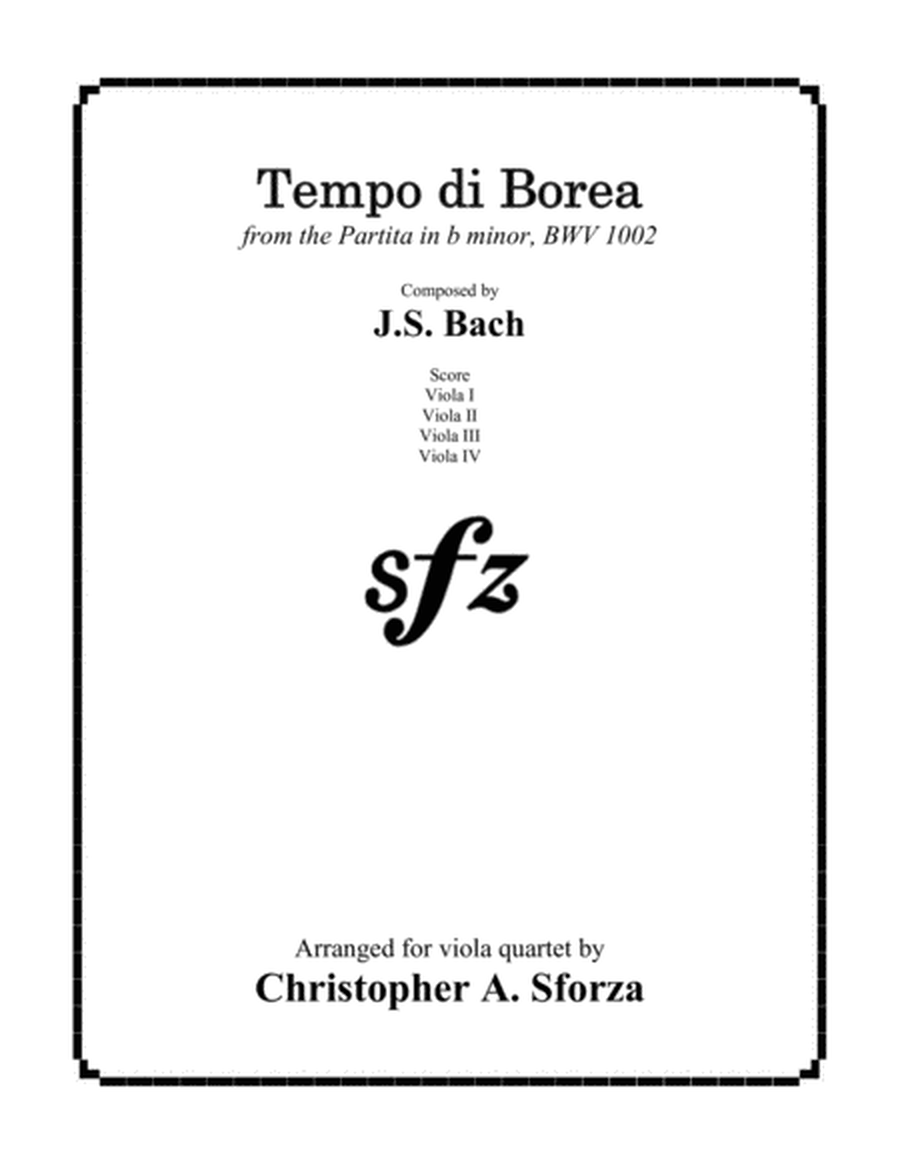 Tempo di Borea, for viola quartet image number null