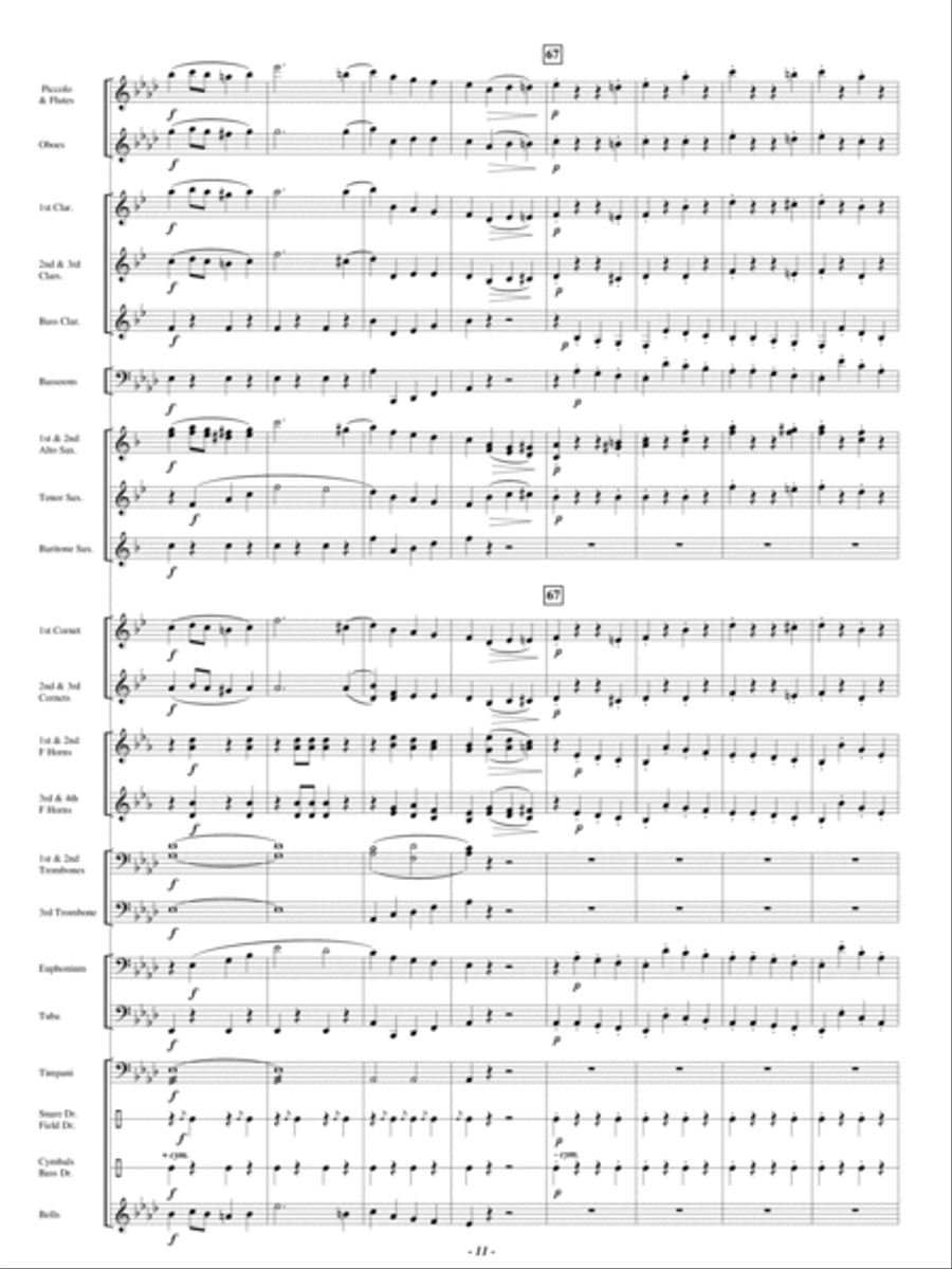 E Pluribus Unum E Pluribus Unum Concert Band scores gallery preview page 10