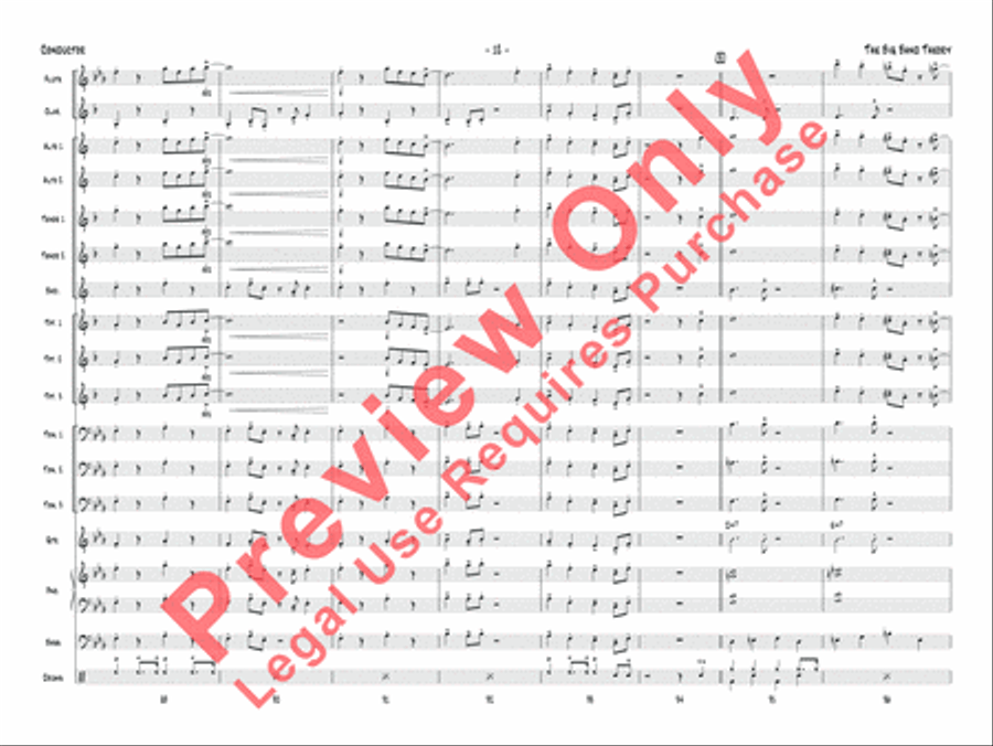 The Big Band Theory Jazz Ensemble scores gallery preview page 13