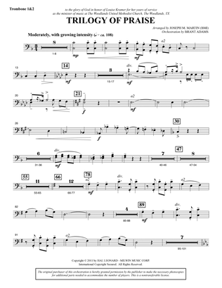Trilogy Of Praise - Trombone 1 & 2