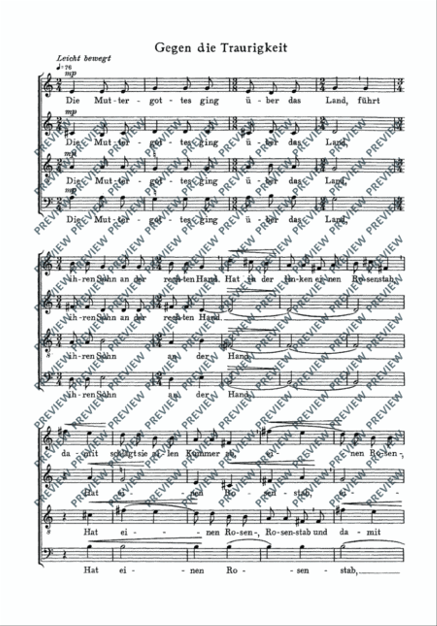 Magic and blessing Magic and blessing 4-Part scores gallery preview page 19