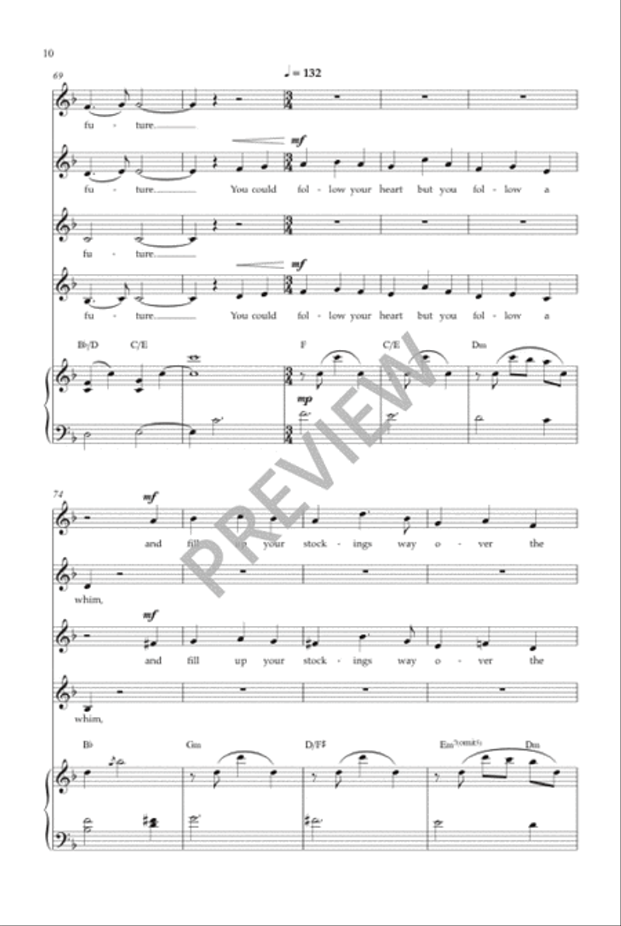 The World for Christmas (SSAA) SSAA scores gallery preview page 11