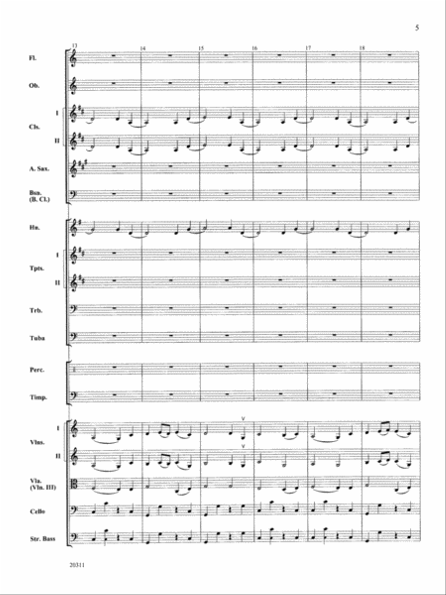 Symphony No. 1 (4th Movement ): Score Full Orchestra scores gallery preview page 5