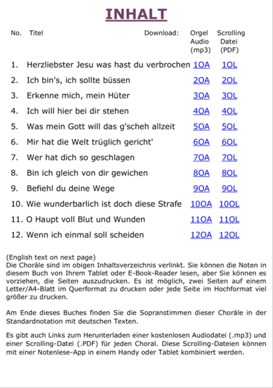 Chorales from the Matthew Passion for Organ (KlavarScore) Piano scores gallery preview page 2