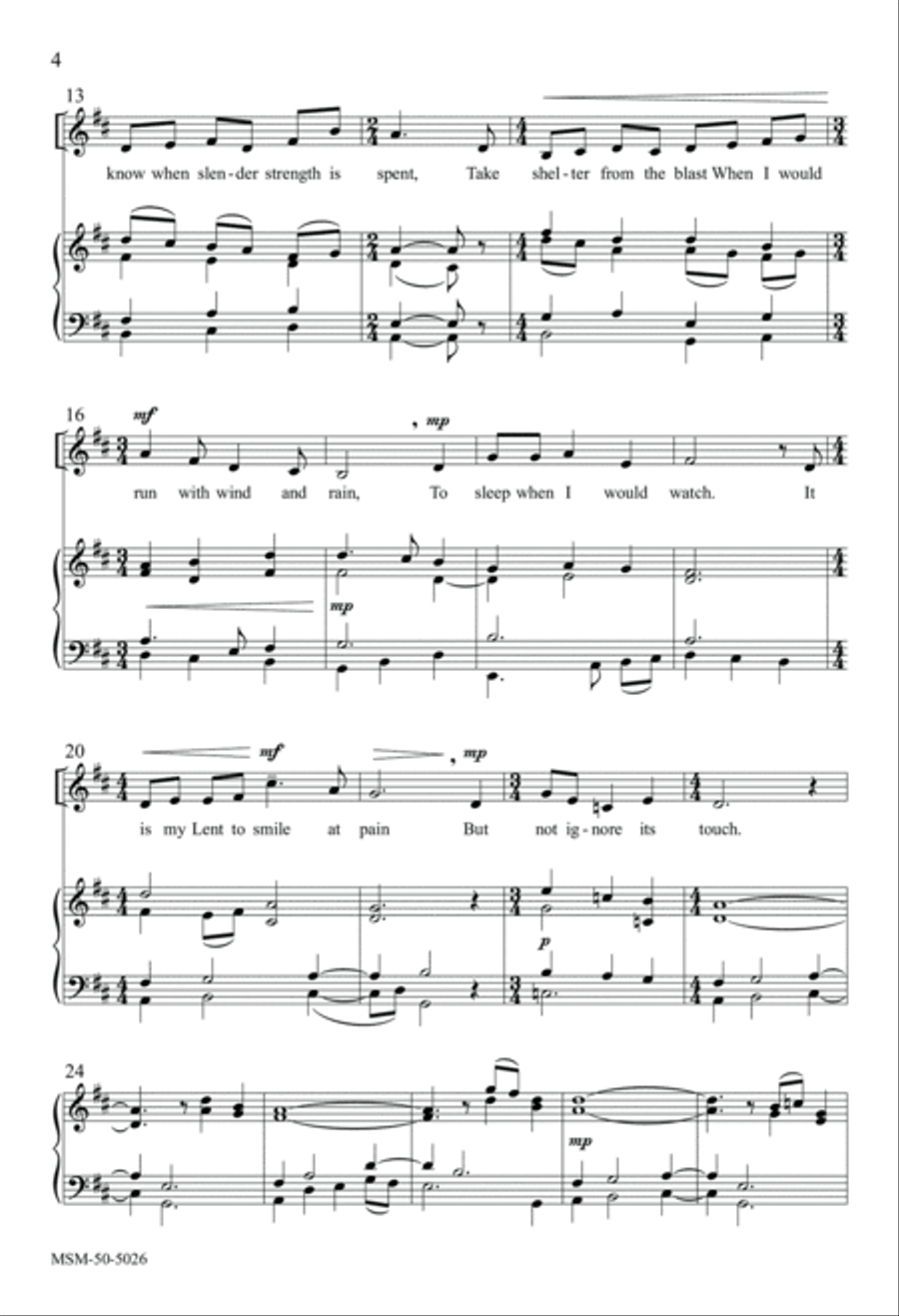 A Lenten Reflection A Lenten Reflection 4-Part scores gallery preview page 4