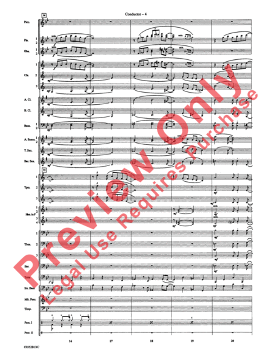 Duke Ellington! Concert Band scores gallery preview page 7