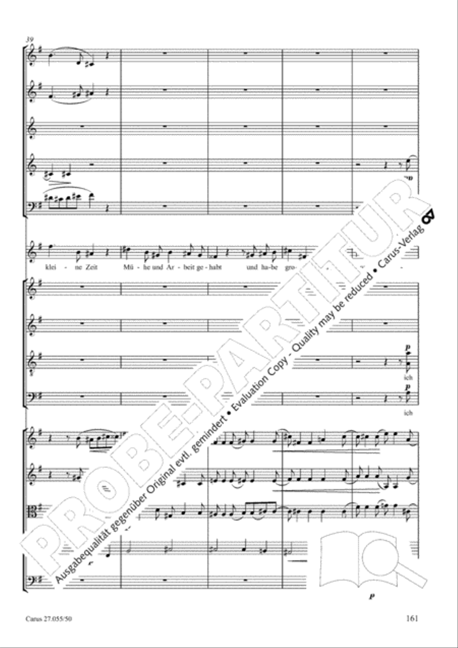 Ein Deutsches Requiem (German Requiem) 4-Part scores gallery preview page 168