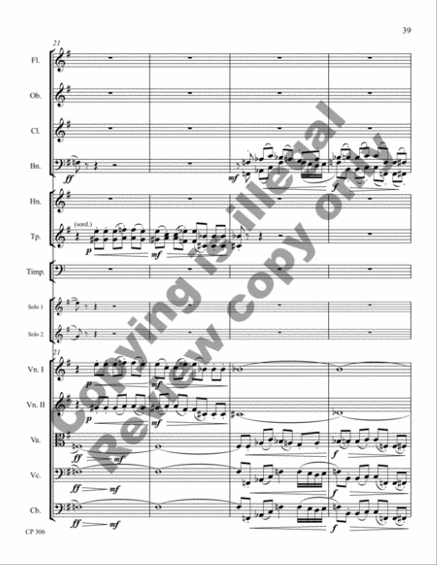 Little Suite Full Orchestra scores gallery preview page 119