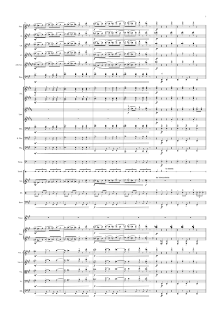 Merry Christmas Everyone Full Orchestra scores gallery preview page 5