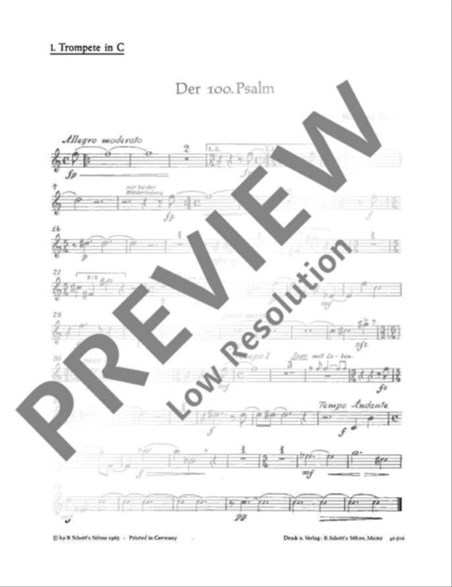Der 100. Psalm SSATB scores gallery preview page 7