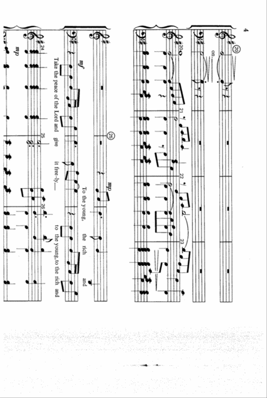 May the Peace of the Lord 3-Octaves scores gallery preview page 11