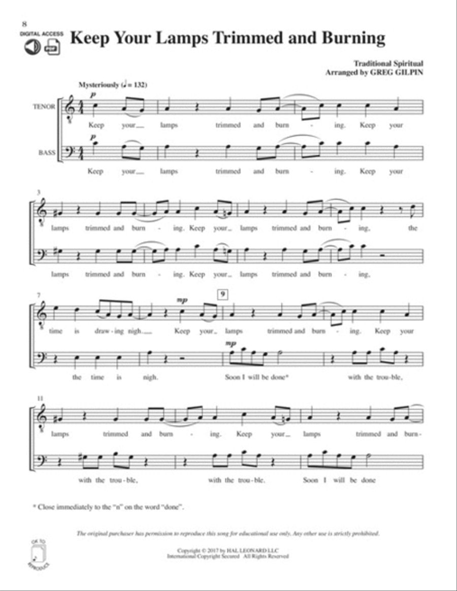 Let the Men Sing! A Cappella TB scores gallery preview page 5