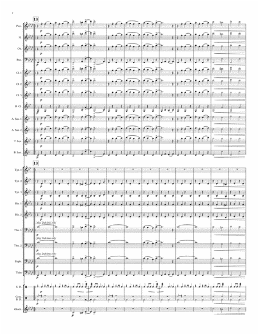 March of the Living Dead March of the Living Dead Concert Band scores gallery preview page 4