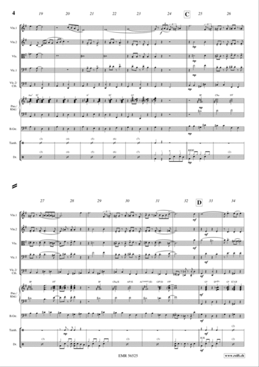 Charleston Medley String Quintet scores gallery preview page 4