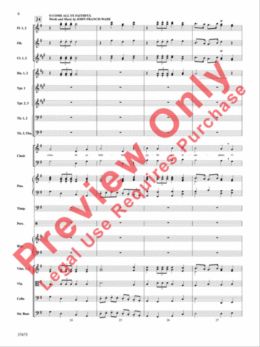 Festival of Carols Choir scores gallery preview page 7