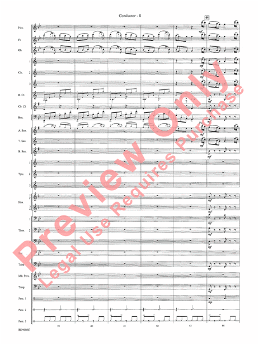 Ireland: Of Legend and Lore Concert Band scores gallery preview page 13