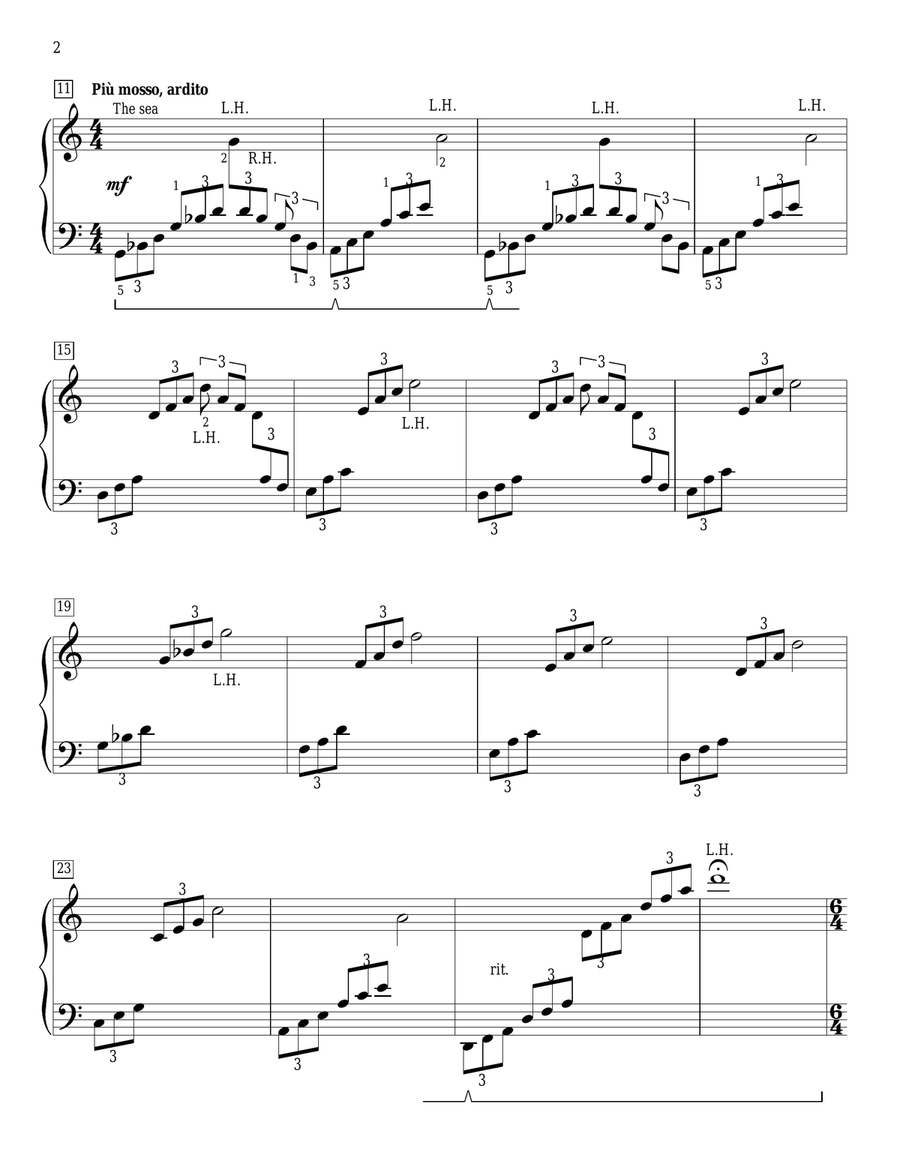 The Singing Mermaid Piano Method scores gallery preview page 2