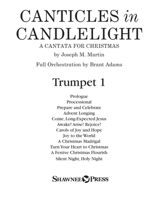 Book cover for Canticles in Candlelight - Bb Trumpet 1