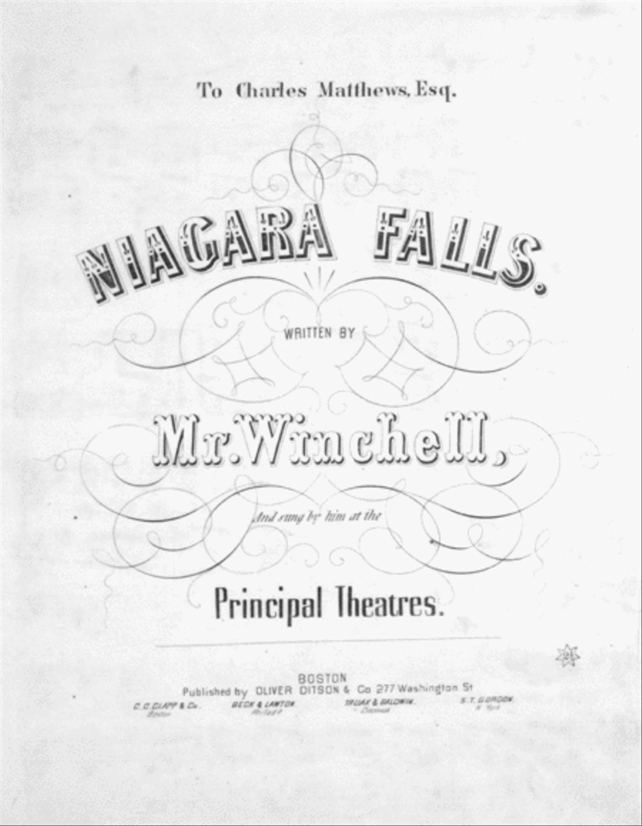 Niagara Falls Voice scores gallery preview page 1