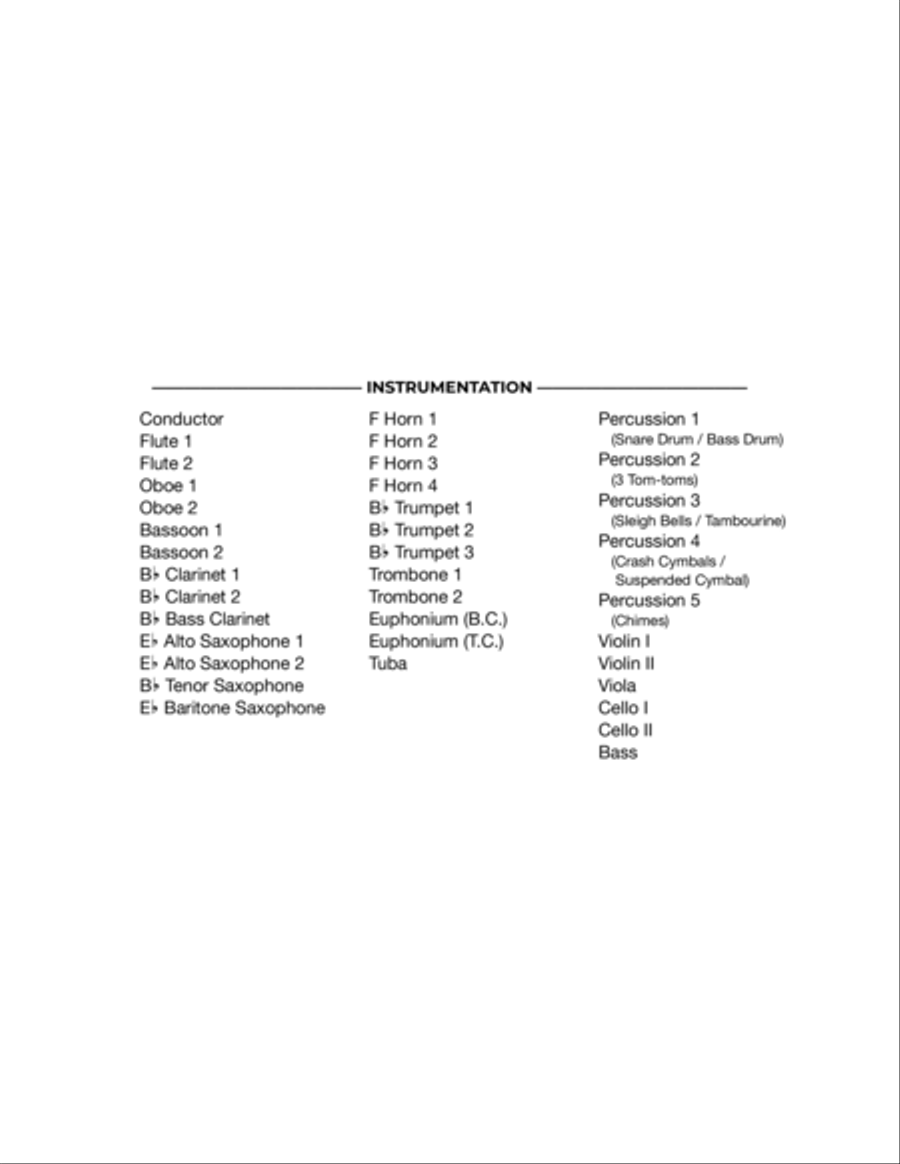 The Medallion Calls Full Orchestra scores gallery preview page 2