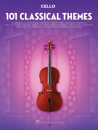 Book cover for 101 Classical Themes for Cello