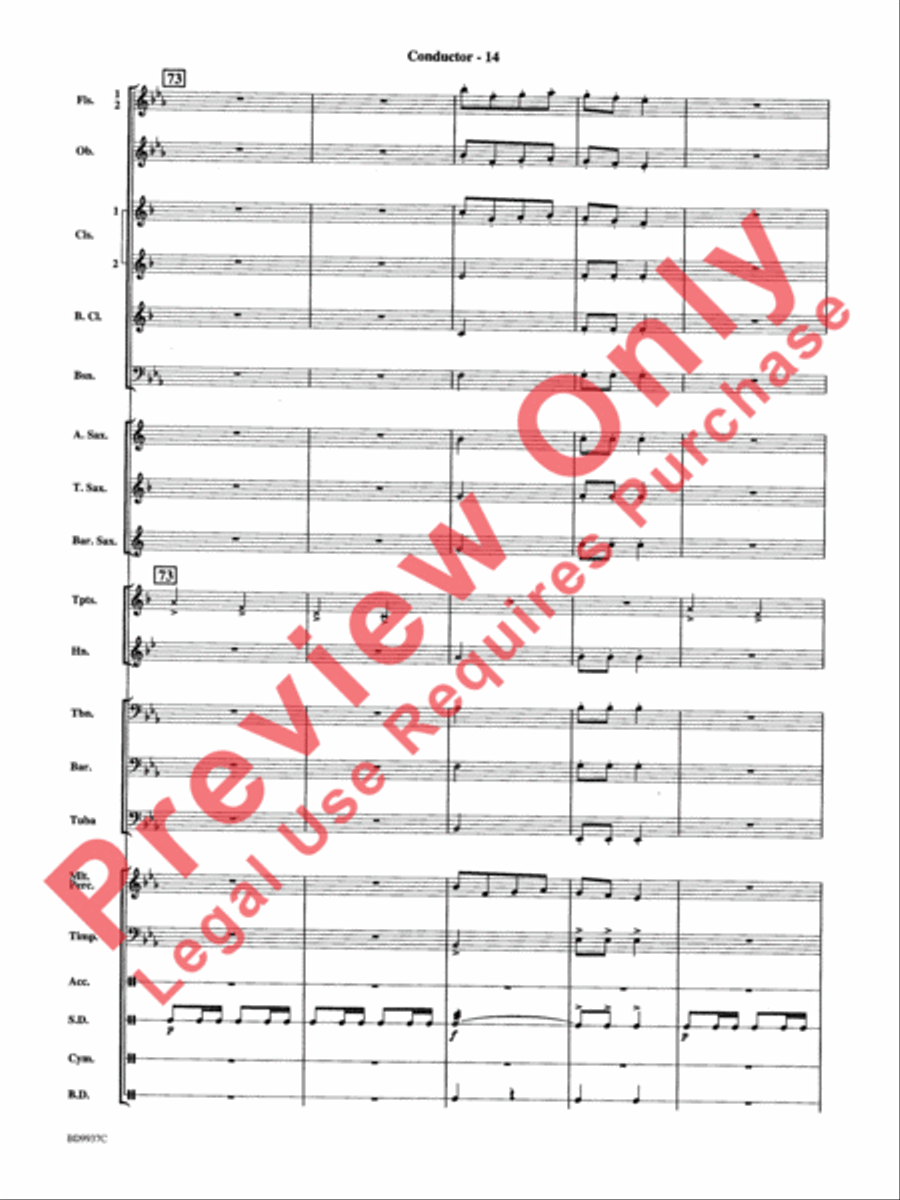 Mouthpiece Mania Concert Band scores gallery preview page 17