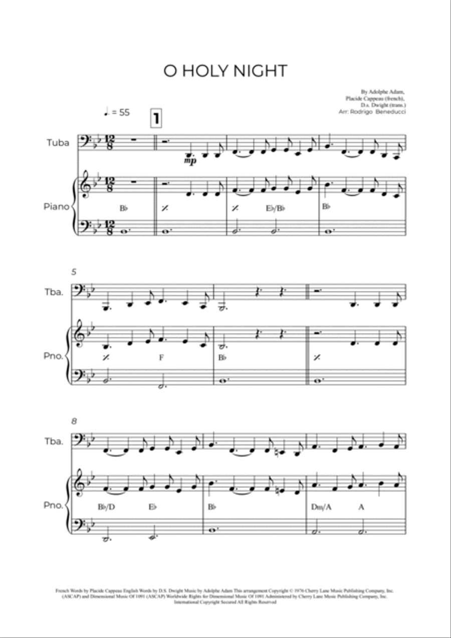 O Holy Night Easy Piano scores gallery preview page 2