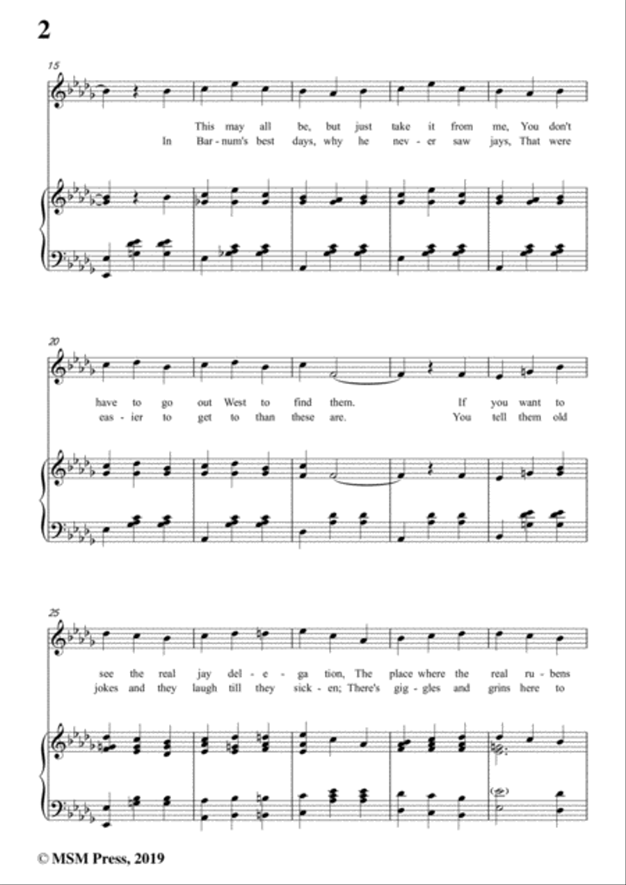 George M. Cohan-Forty-Five Minutes from Broadway,in D flat Major,for Voice&Piano Voice scores gallery preview page 4