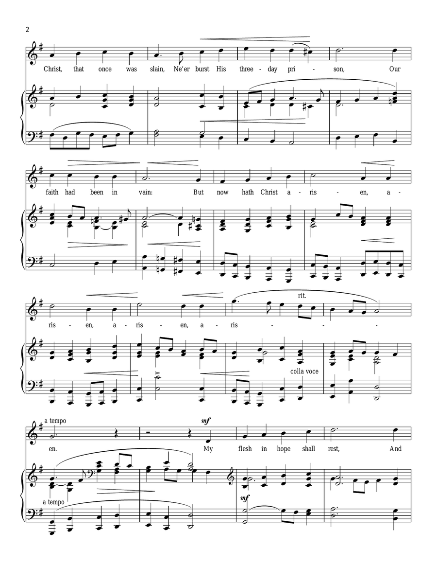 This Joyful Eastertide This Joyful Eastertide Piano, Vocal, Guitar scores gallery preview page 2