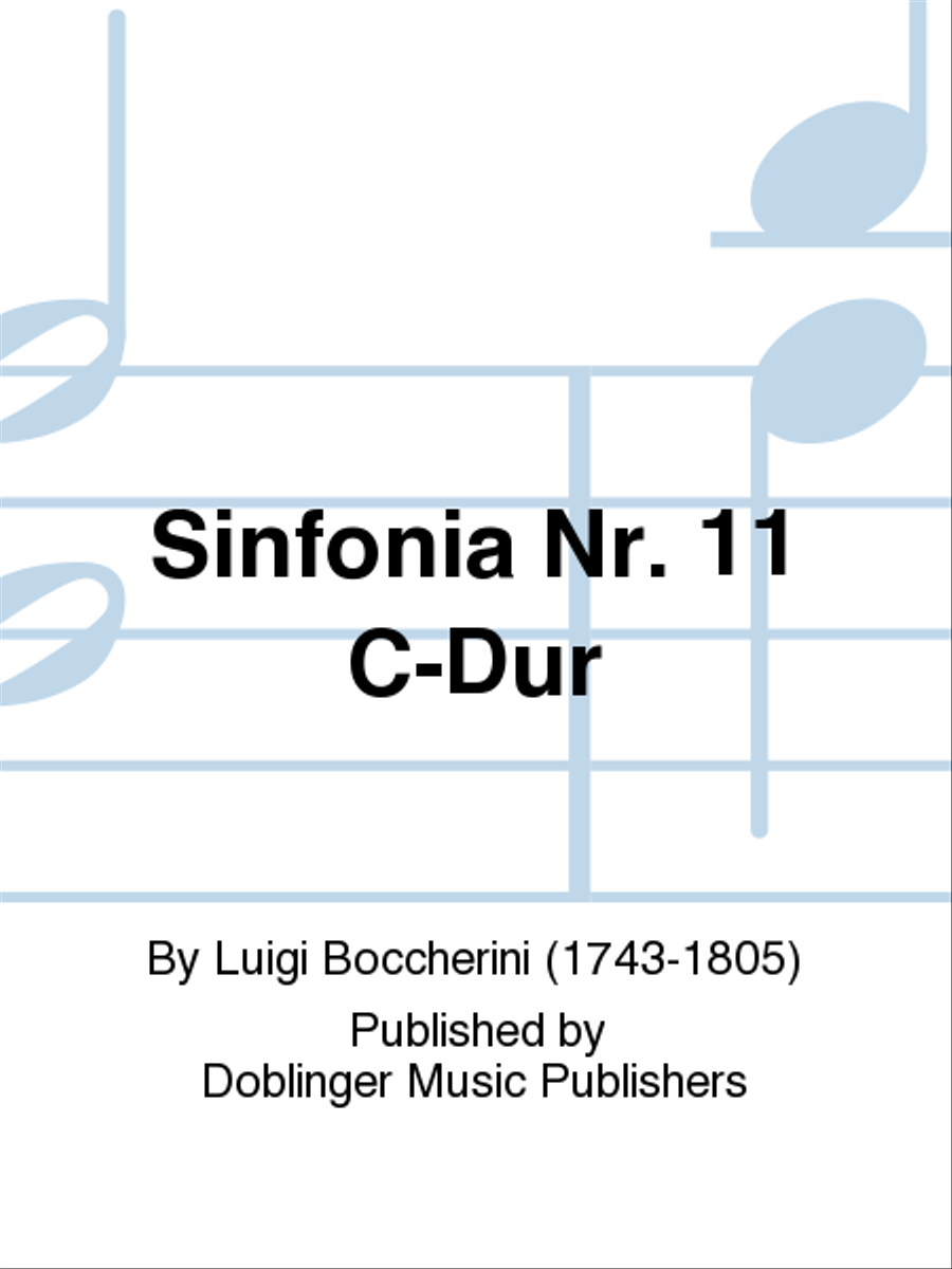 Sinfonia Nr. 11 C-Dur Orchestra scores gallery preview page 1