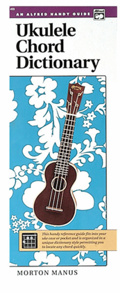 Book cover for Ukulele Chord Dictionary