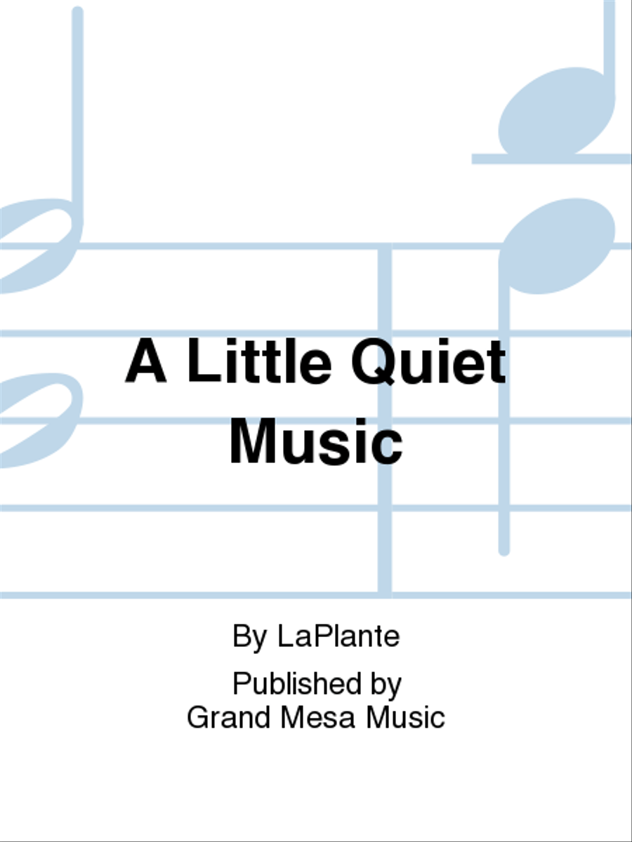 A Little Quiet Music String Orchestra scores gallery preview page 1