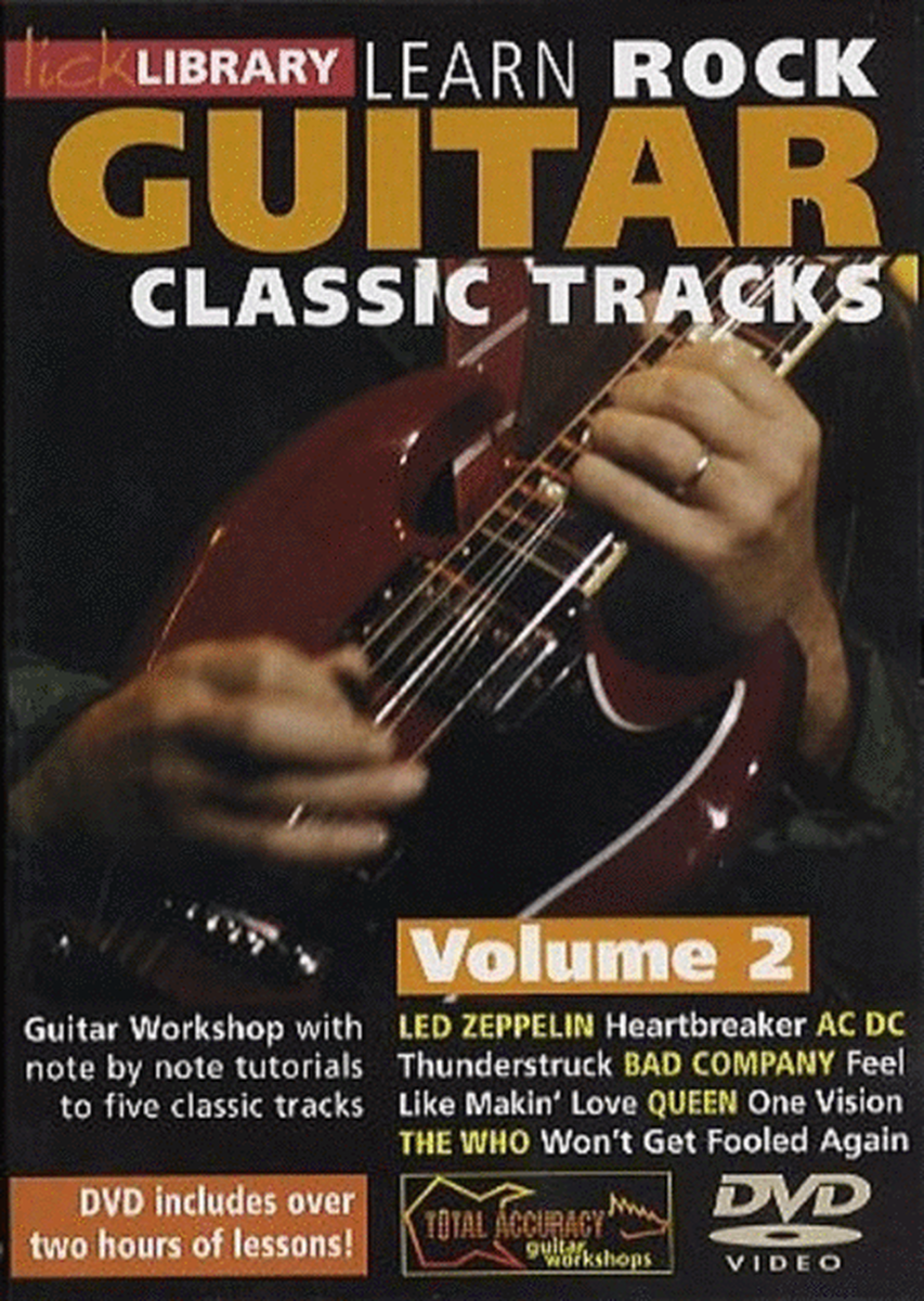 Learn Rock Guitar Classics Vol2 Dvd