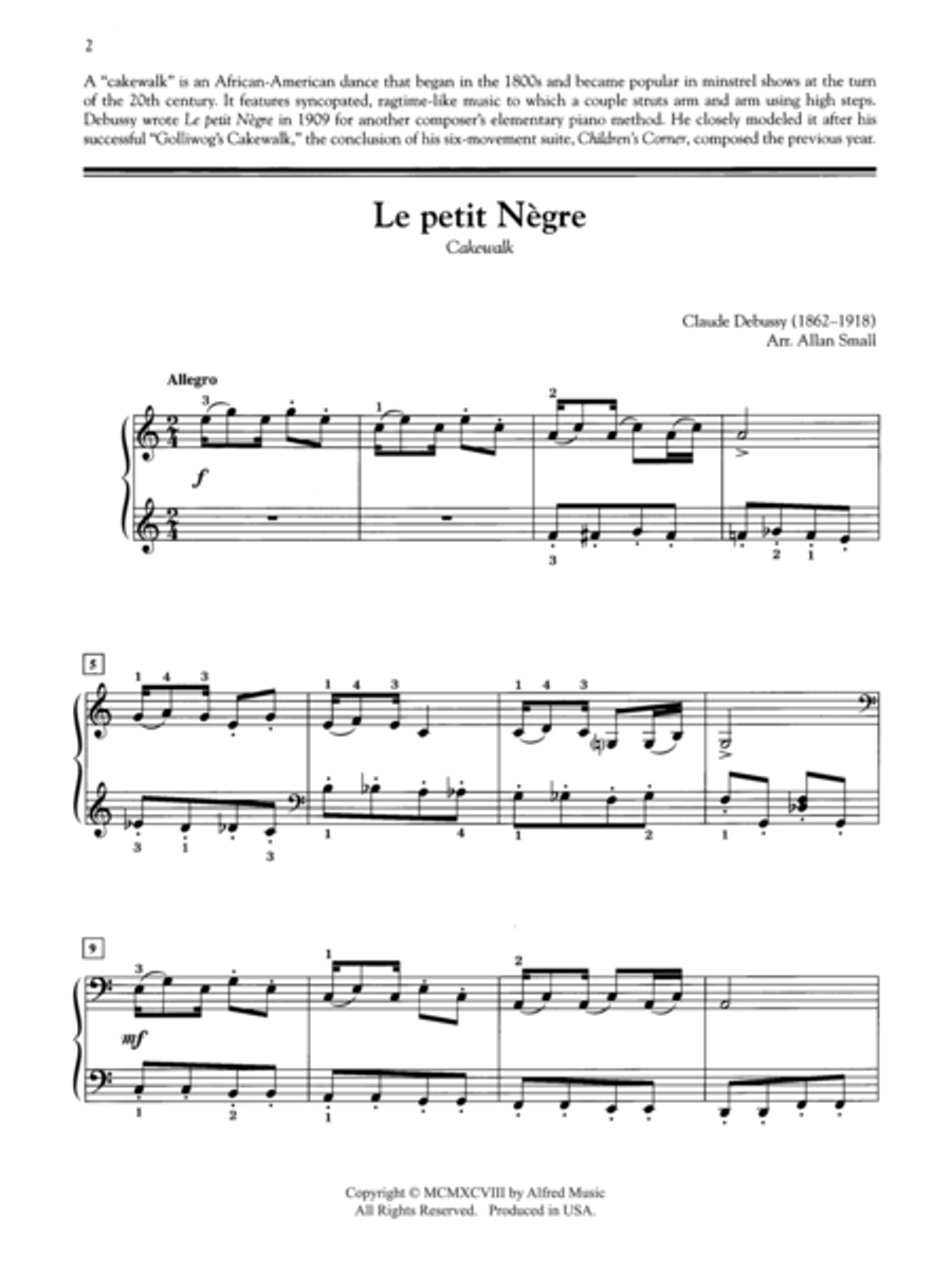Le Petit Negre Le Petit Negre Small Ensemble scores gallery preview page 2