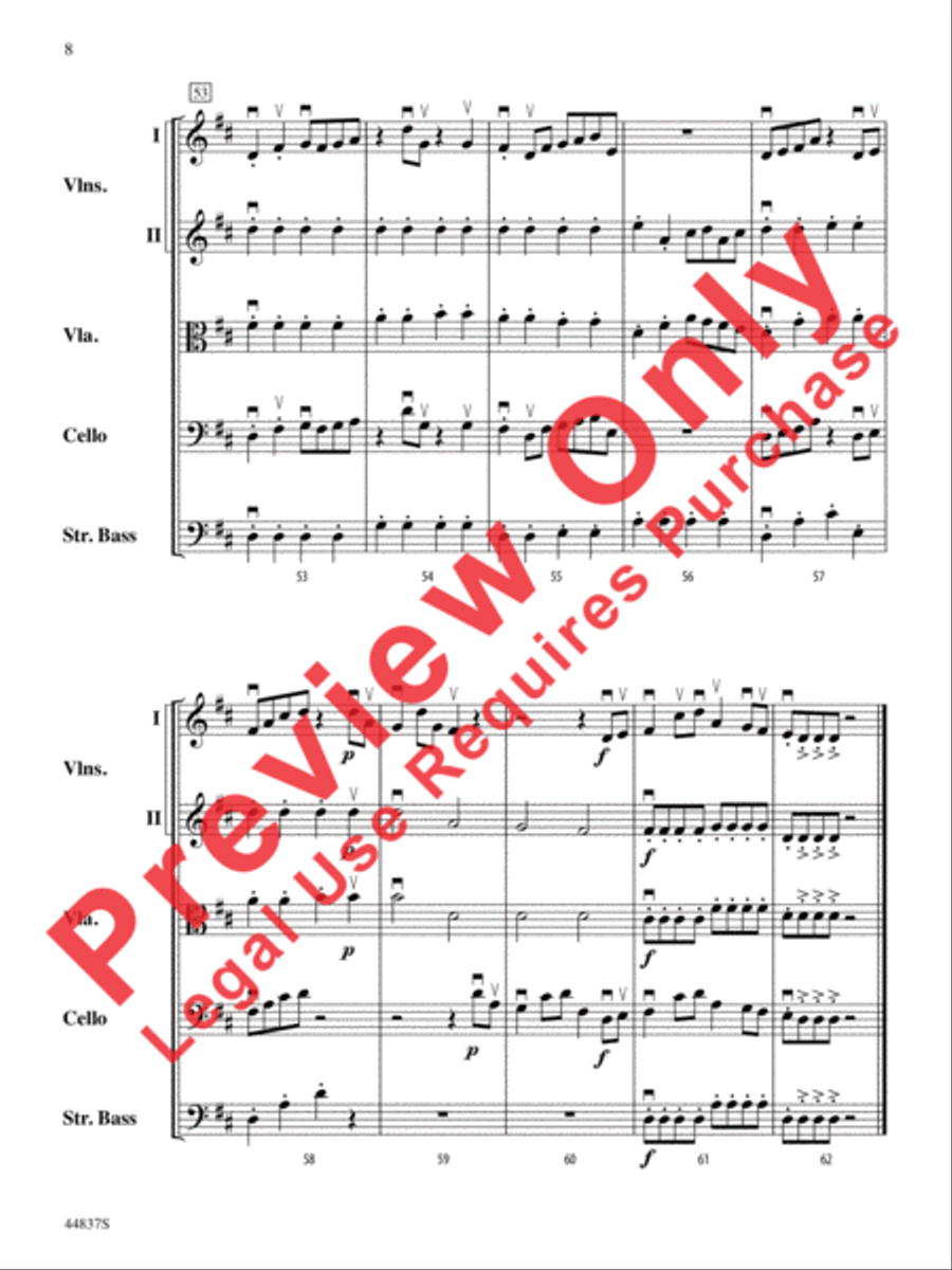 A Spark of Courage A Spark of Courage String Orchestra scores gallery preview page 17