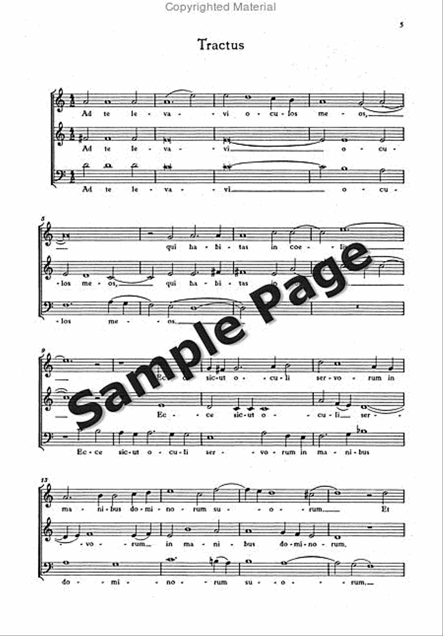 Proprium Missae 4-Part scores gallery preview page 5