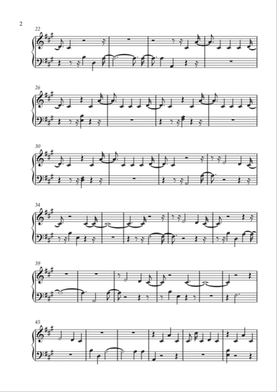 Love Like This Easy Piano scores gallery preview page 2