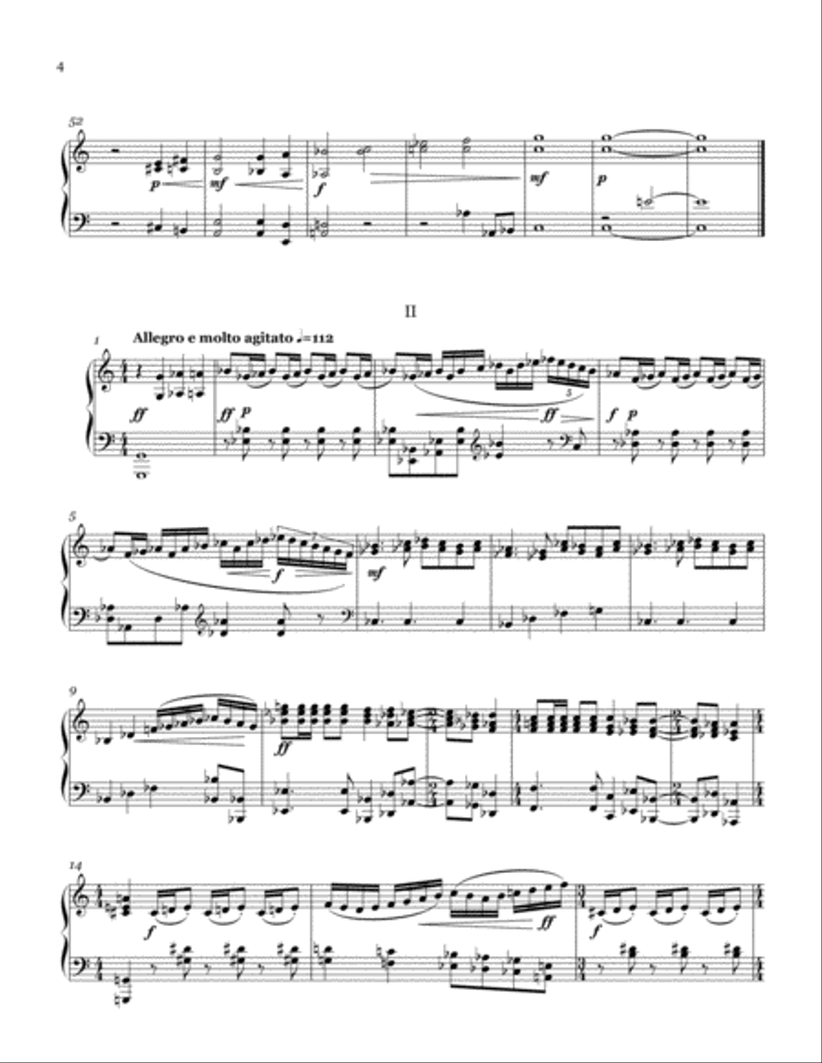 Two Sketches for Piano Piano Solo scores gallery preview page 4
