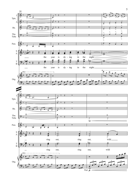 Ring Out, Wild Bells (Full Score) image number null