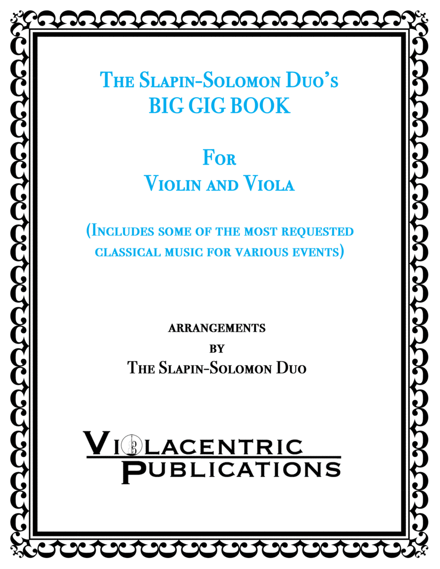 The Slapin-Solomon Duo's Big Gig Book for Violin and Viola String Duet scores gallery preview page 1