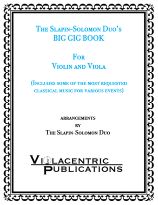 Book cover for The Slapin-Solomon Duo's Big Gig Book for Violin and Viola