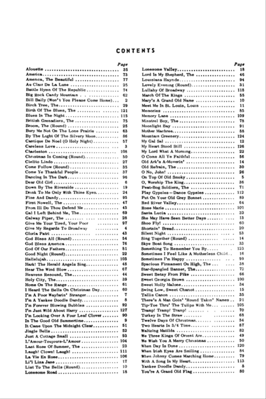 Community Song Book SSA scores gallery preview page 2