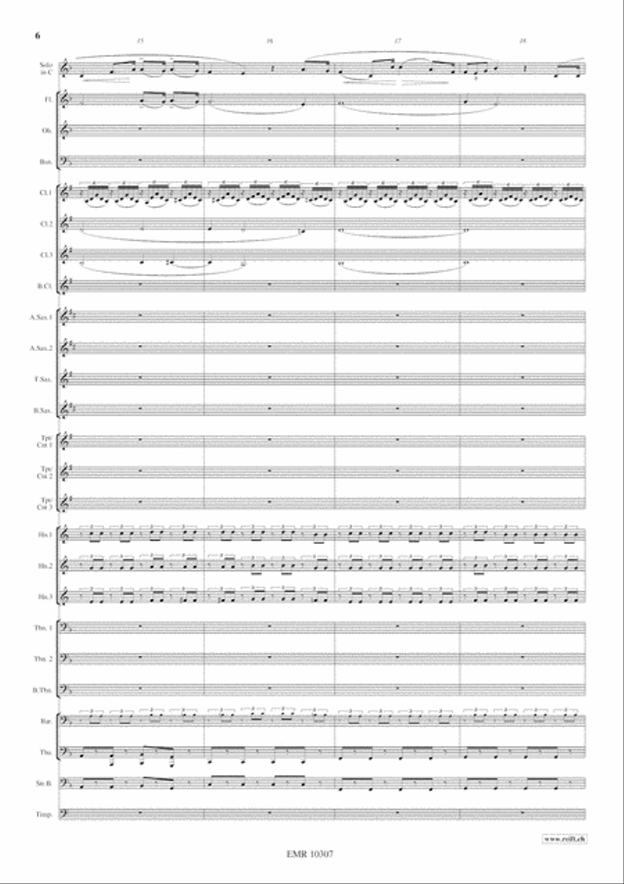 Chorus Of Hebrew Slaves Concert Band scores gallery preview page 7