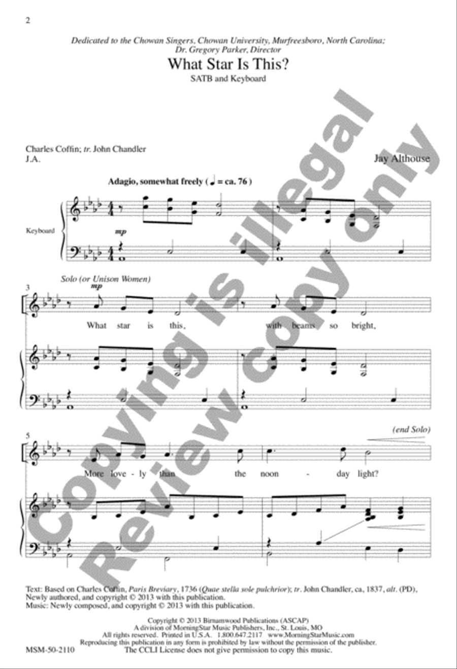 What Star Is This? 4-Part scores gallery preview page 2